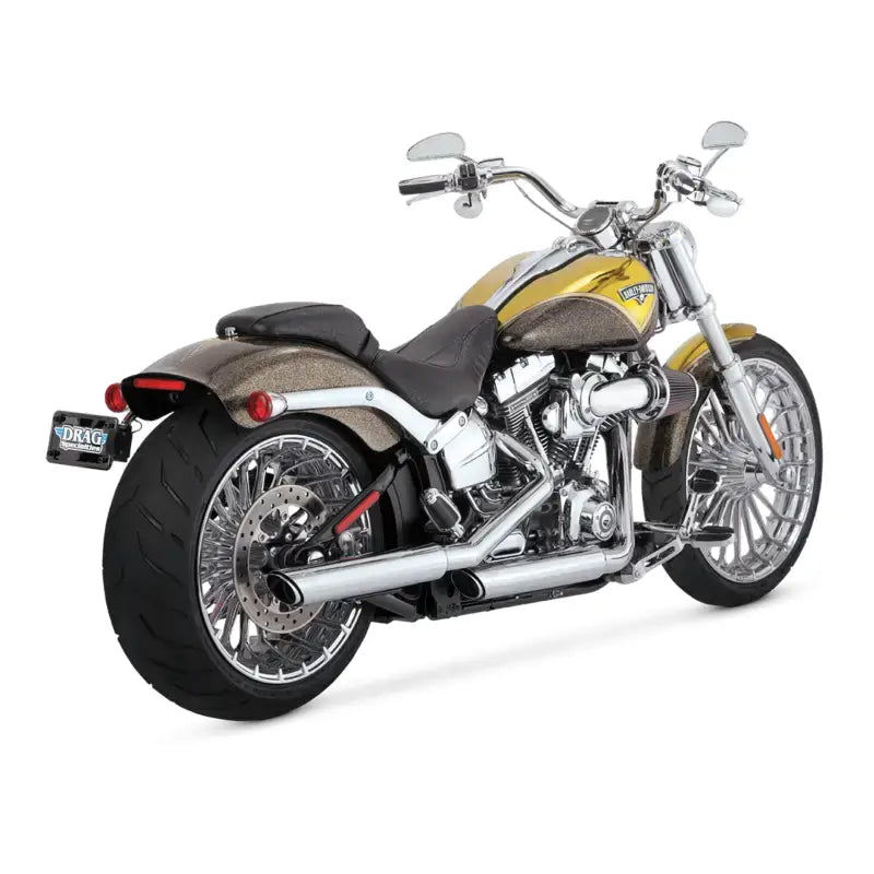 Vance and Hines 3 Twin Slash Slip-Ons Pcx Chr - Truck & Automotive