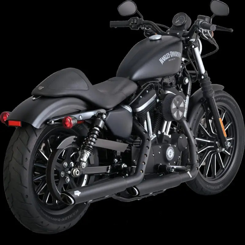 Vance and Hines 46361 Vance & Hines HD Sportster 14-22 Twin Slash 3In PCX Slip-On Exhaust - 46361