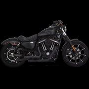 Vance and Hines 46374 Vance & Hines HD Sportster 04-22 Mini Grenades Black PCX Full System Exhaust - 46374
