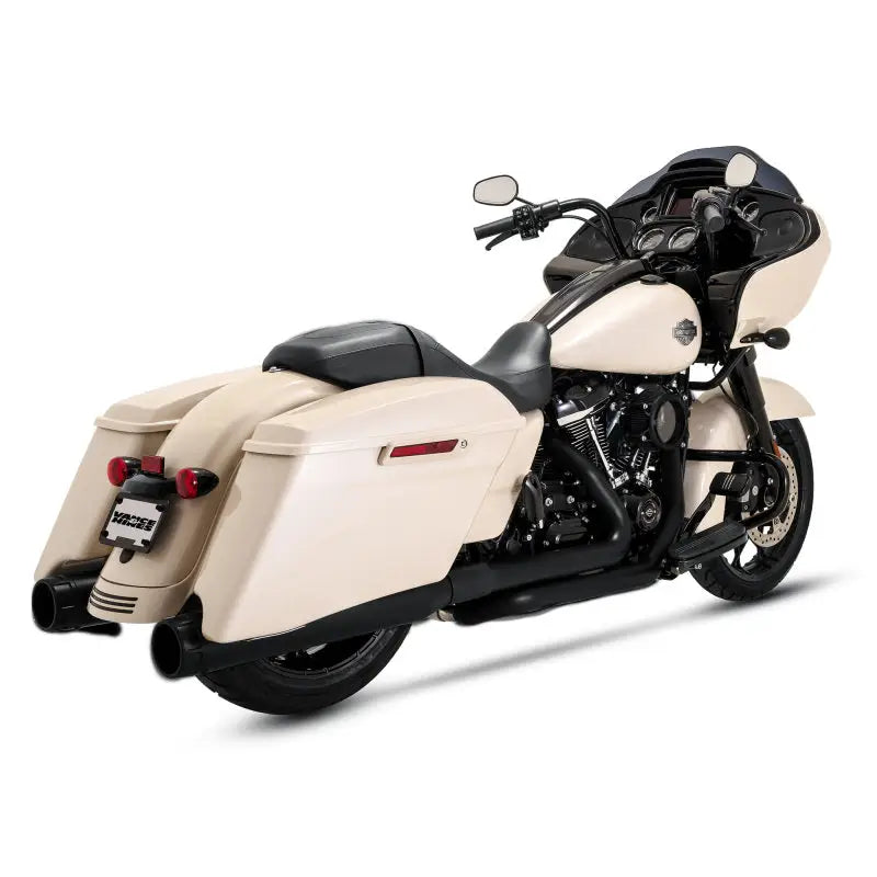 Vance and Hines 47351 Vance & Hines HD Dresser Duals 17-22 HDr/Heatshield Black PCX Header Exhaust - 47351