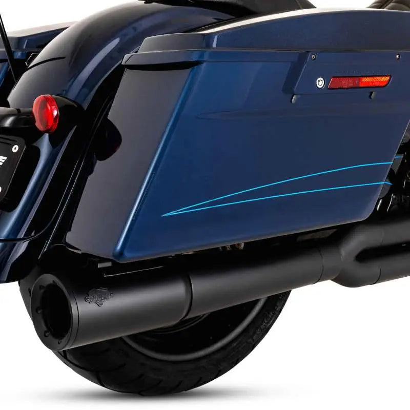 Vance and Hines 47383 Vance & Hines HD Dresser 17-22 Pro Pipe 2-1 Black PCX Full System Exhaust - 47383
