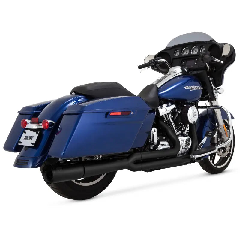 Vance and Hines 47383 Vance & Hines HD Dresser 17-22 Pro Pipe 2-1 Black PCX Full System Exhaust - 47383