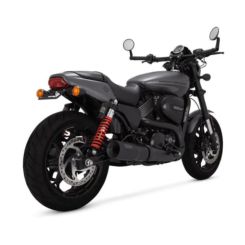 Vance and Hines 47943 Vance & Hines Harley Davidson 17-20 Street Rod Slip-On Black Slip-On Exhaust - 47943