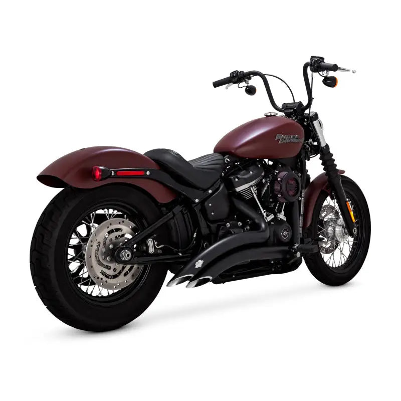 Vance and Hines Big Radius Pcx Blk M8 Softail - Truck & Automotive