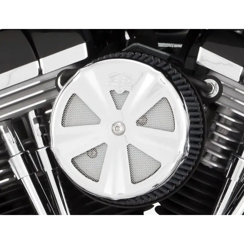 Vance & Hines Chrome Skullcap Crown Intake Cover - 71017