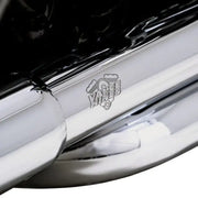 Chrome motorcycle exhaust pipes for Vance and Hines Dresser Duals Pcx Chrome