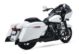 Vance & Hines HD 17-22 Touring Blackslash 450 S/OS Black Slip-On Exhaust - Truck Automotive