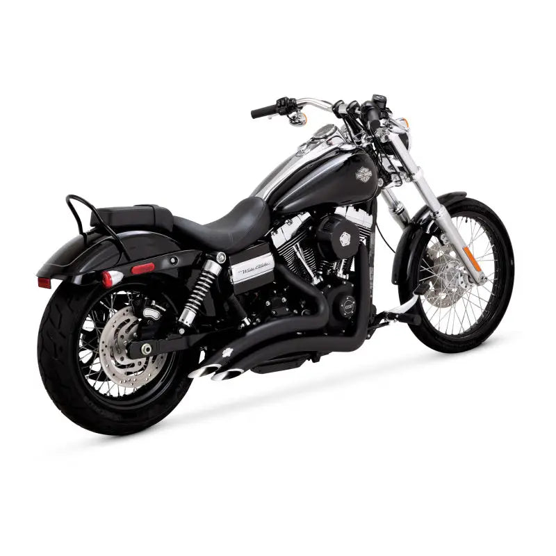 Vance & Hines HD Dyna 06-17 Big Radius 2-2 Black PCX Full System Exhaust - 43371
