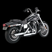 Vance & Hines HD Dyna 91-17 3In Twin Slash Slip PCX Slip-On Exhaust - 16337