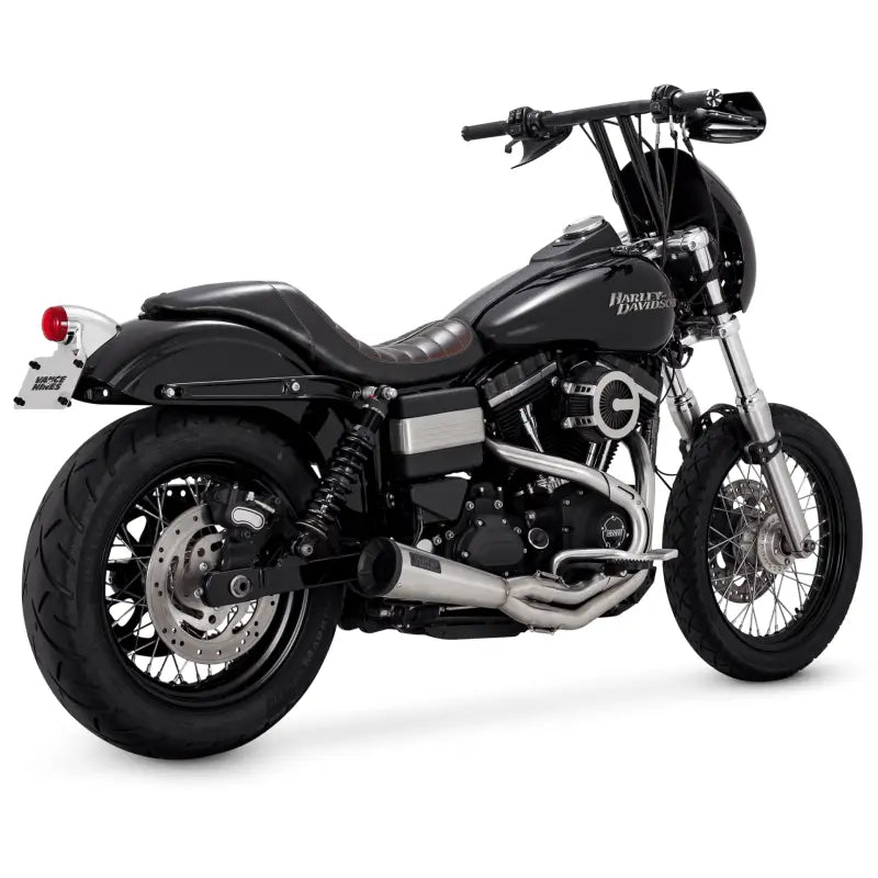 Vance & Hines HD Dyna 91-17 Upsweep SS 2-1 PCX Full System Exhaust - 27325