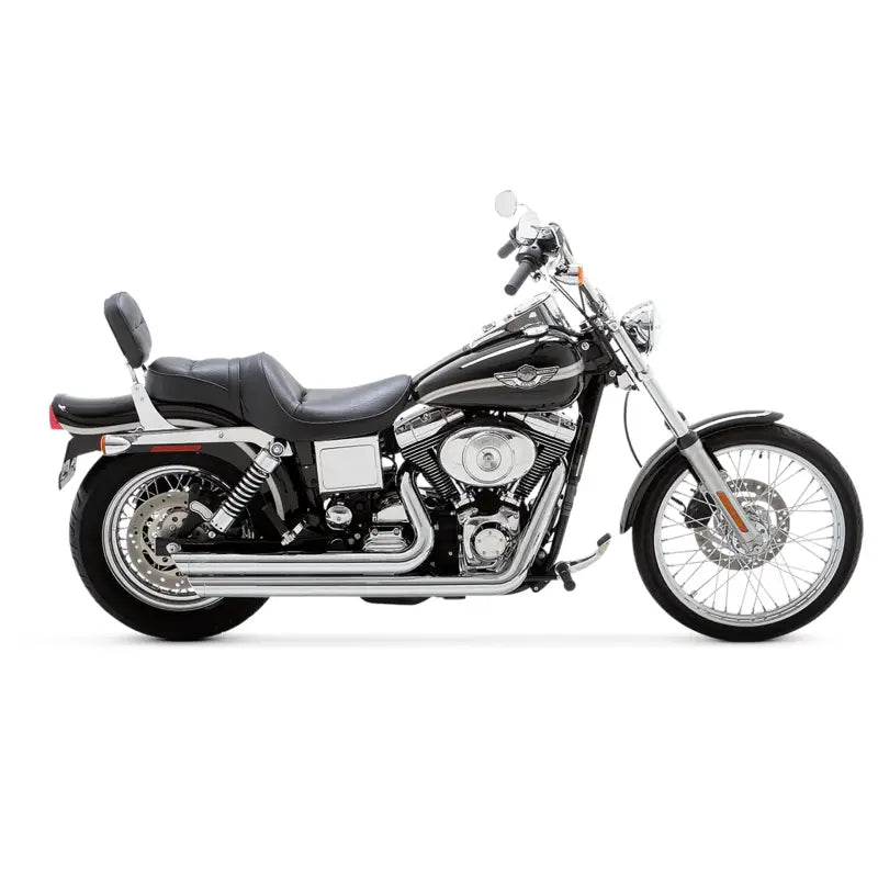 Vance & Hines HD Softail 86-17 Bigshots Staggered Chrome PCX Full System Exhaust - 17339
