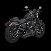 Vance & Hines HD Sportster 14-22 Big Radius 2-2 Black PCX Full System Exhaust - 46367