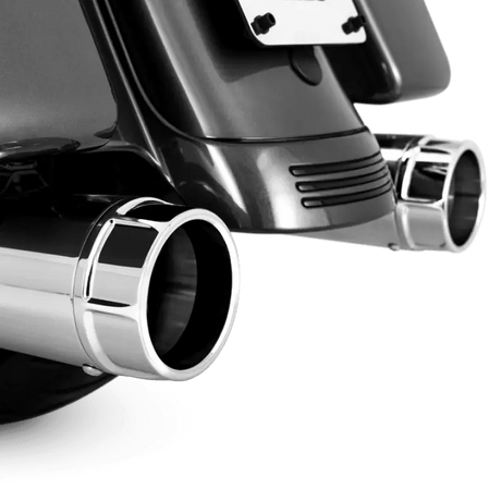 Vance and Hines Torquer 450 Slip-Ons Chrome exhausts for RV, automotive, powersports, off-road, marine, exterior, truck accessories, interior, truck bed, RV parts, apparel, helmets, racing, riding, BMX.