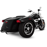 Vance and Hines Twin Slash Round Slip-Ons Chr - Truck & Automotive