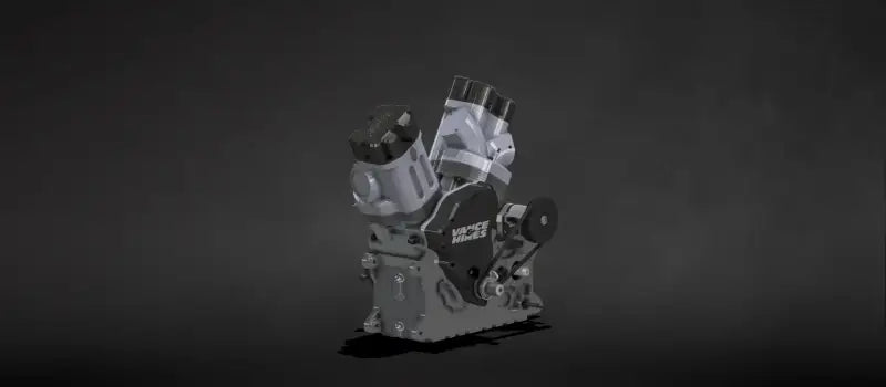 Gray and black engine with Vance and Hines V&H VO2 Display for Hines V&H VO2 accuracy
