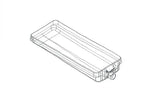 VB22548HFR102B Alpha blow molded container with rectangular shape and drain for easy use