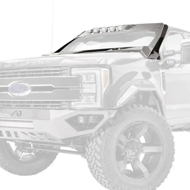 Fab Fours Vicowl 4 Light Insert VC4102-1 mounted on a Ford truck, enhancing off-road visibility and style.