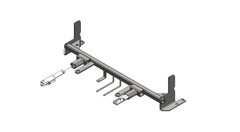 Vehicle Baseplate Removable Tabs; Single Lug; With Safety Cable Hooks - Truck & Automotive