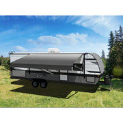 Velarium Patent-Pending Pitch Adjustment Lock Awning VR20002000A - Charcoal Fade Canopy Roll Tube 20