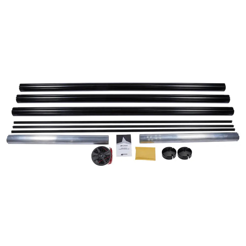 Velarium No Supplier Warranty Awning Roller VET014W - Black 14 CUT-TO-FIT Powder Coated