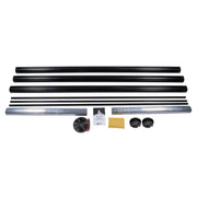 Velarium No Supplier Warranty Awning Roller VET022W - Black 22 CUT-TO-FIT Powder Coated