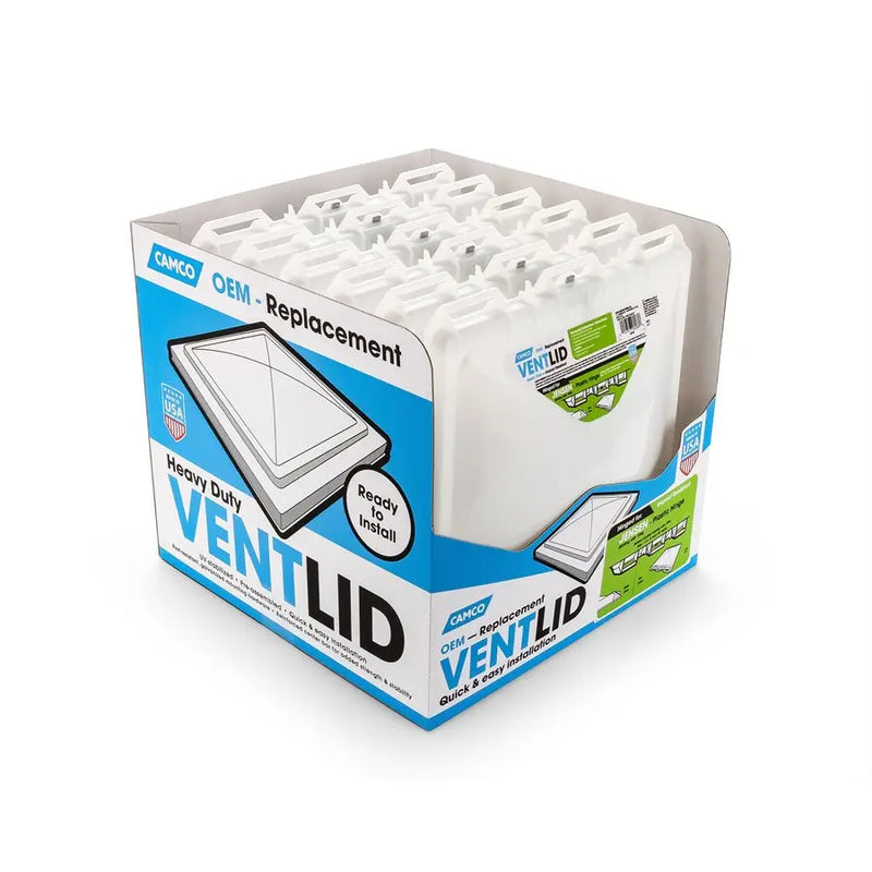 Vent Lid Jensen Metal Base 94 Up White Pdq (Single)