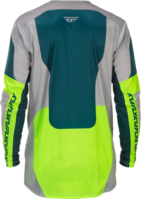 Lite Jersey Grey/Lime/Teal Xl - FLY RACING