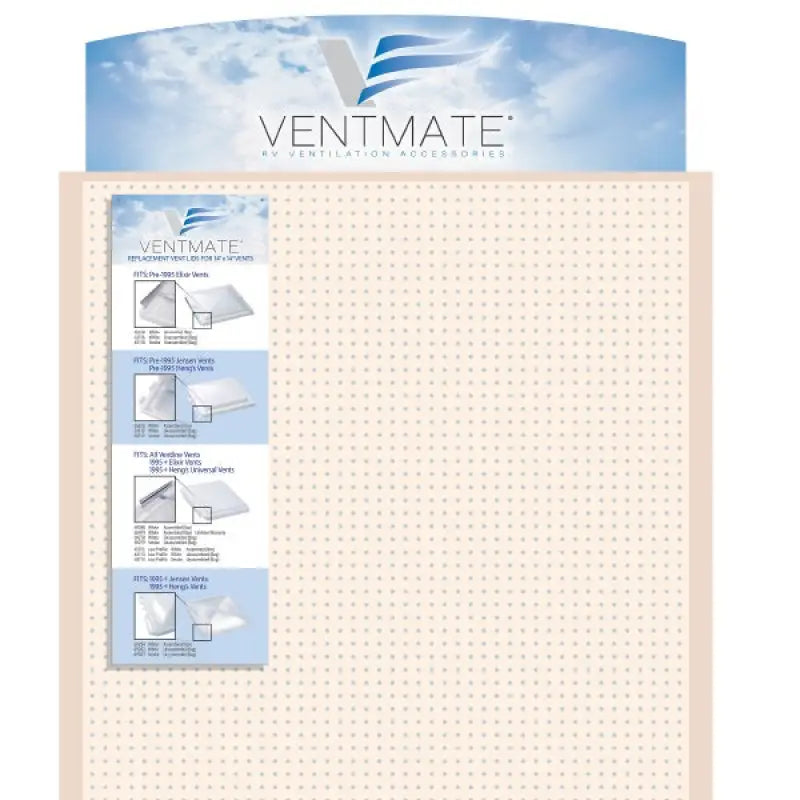 VENTPOP Point Of Purchase Display Header Card by Ventmate