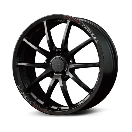 Gloss black multi-spoke wheel Versus VT125S in super dark gunmetal finish