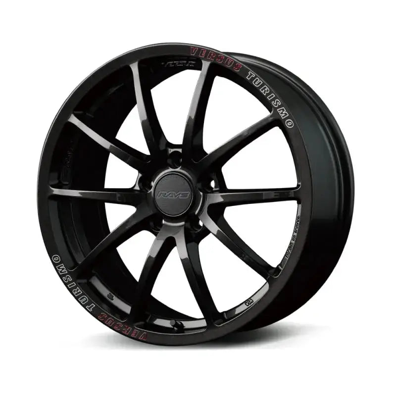 Gloss black multi-spoke alloy wheel for Versus VT125S 18x9 with +38 offset