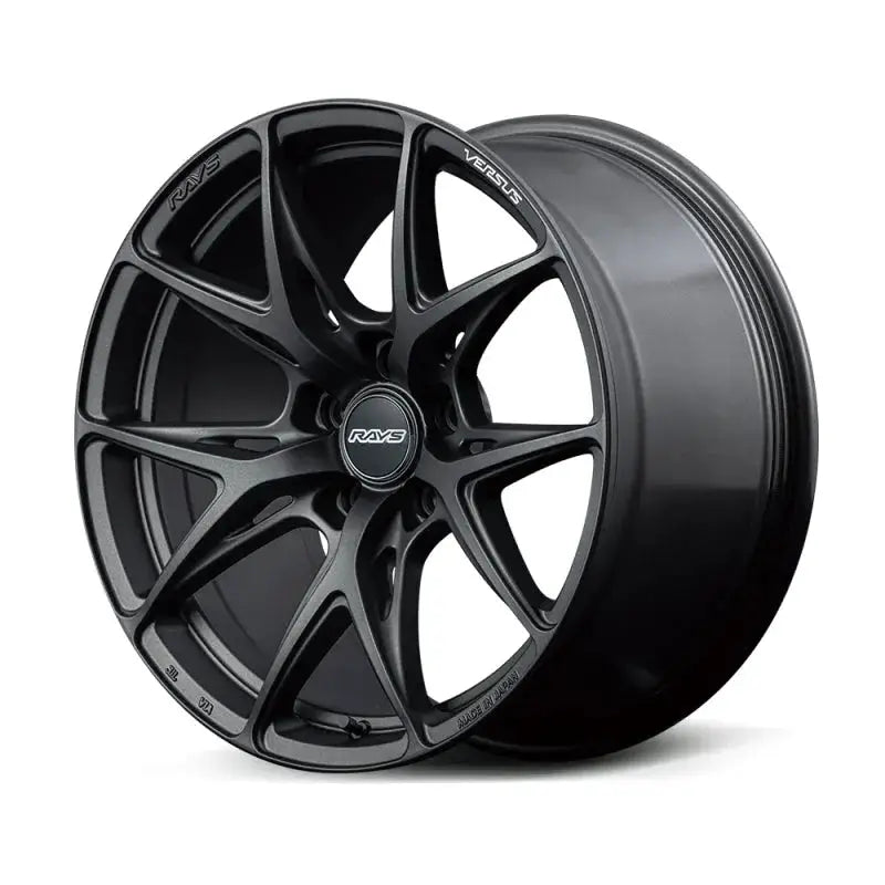 Dark gray Versus VV21S wheels with multi-spoke alloy design and polished lip