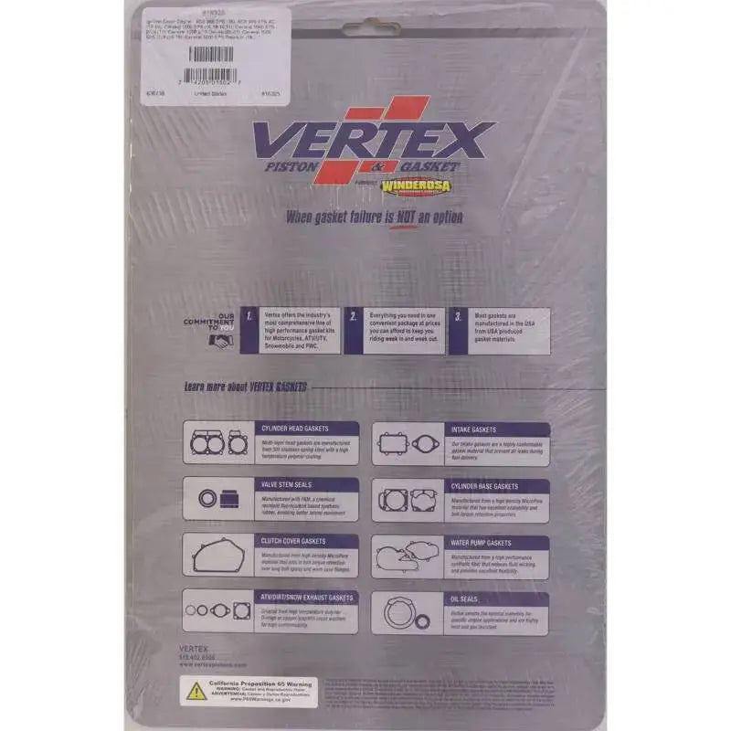 Vertex Gaskets 2016 Polaris ACE 900 EFI EPS Ignition Cover Gasket Kit - RV and Auto Parts