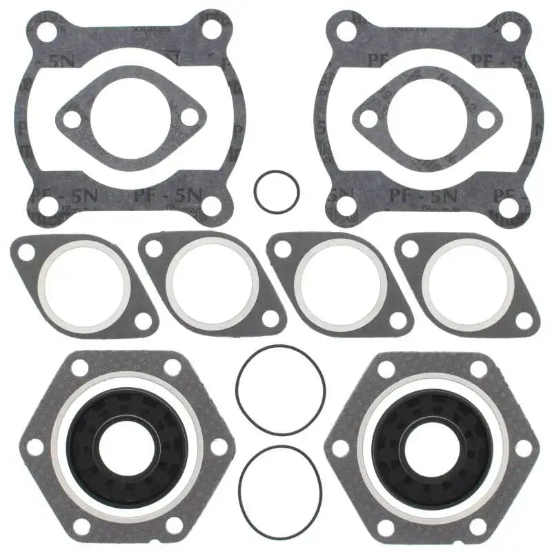 Vertex Gaskets 97-98 Polaris Indy Super Sport 488/500 Complete Gasket Kit w/ Oil Seals - RV and Auto Parts