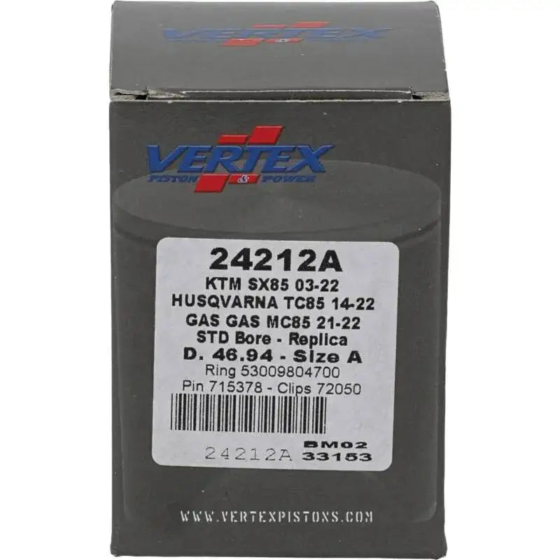 Vertex Piston 03-24 KTM 85 SX 85cc Cast Replica Piston Kit - RV and Auto Parts