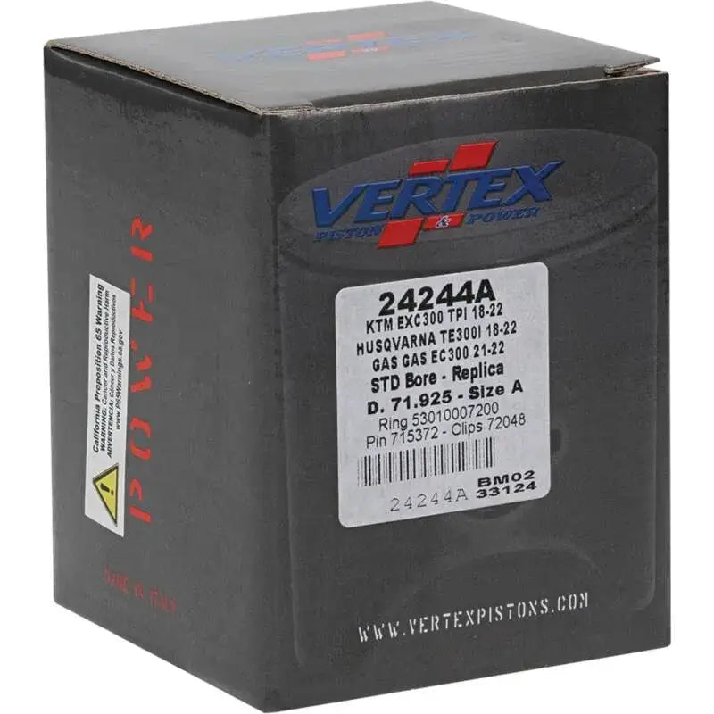 Vertex Piston 2024 KTM 300 EXC 300cc Cast Replica Piston Kit - RV and Auto Parts
