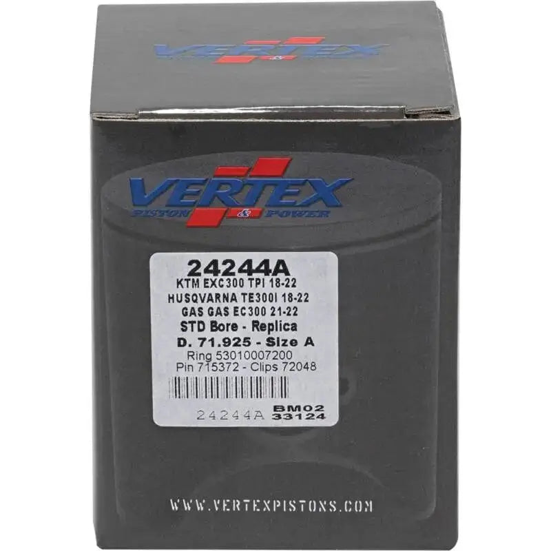 Vertex Piston 2024 KTM 300 EXC 300cc Cast Replica Piston Kit - RV and Auto Parts