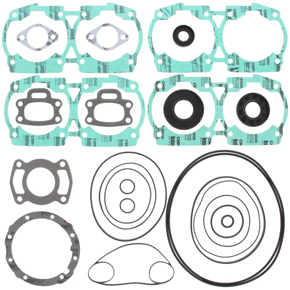 Vertex Pistons Complete Gasket Kt W/Oil Seals - 611204 - Engine Components