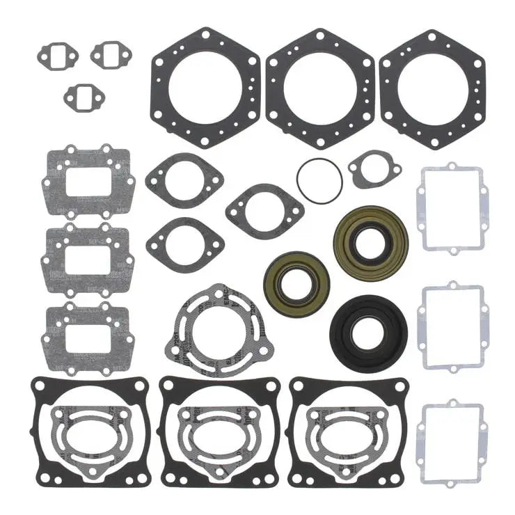 Vertex Pistons Complete Gasket Kt W/Oil Seals - 611410 - Engine Components