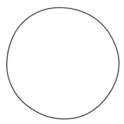 Simple circular shape of the Vertex Pistons Outer Clutch Gasket Kit 817942