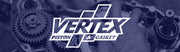Vertex Pistons Complete Gasket Kt W/Oil Seals - 611420