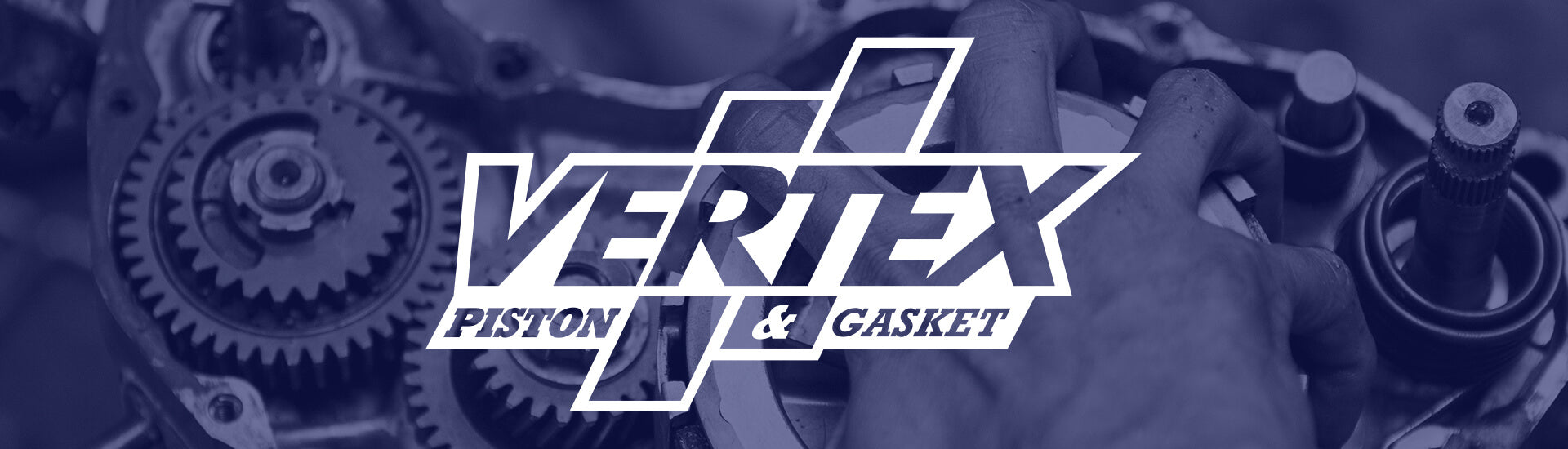 Vertex Pistons Complete Gasket Kt W/Oil Seals - 611204