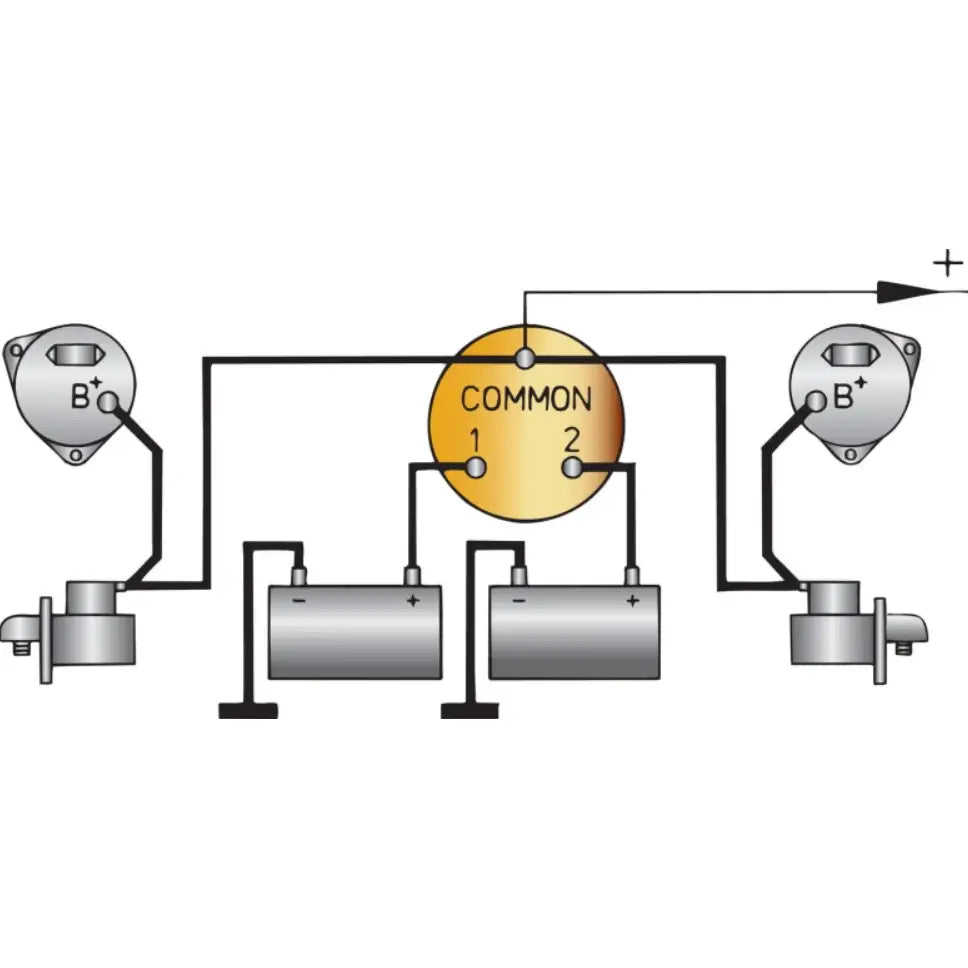 Vetus Accusch Battery Selector Switch