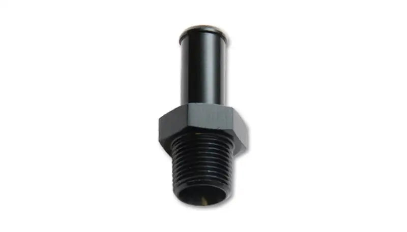 Vibrant 1/2in NPT to 5/8in Barb Straight Fitting - Aluminum - Truck & Automotive