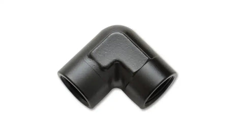 Black right-angle pipe fitting, 1/2in NPT female pipe coupler fitting for easy connections