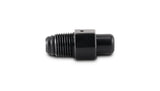 Black threaded metal fitting for Vibrant 1/8in NPT 304SS pressure relief valve