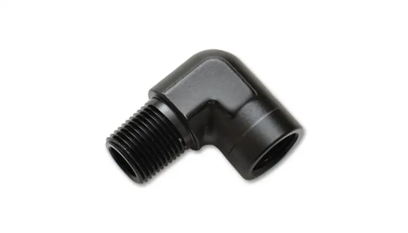 Vibrant 1/8in NPT Female to Male 90 Degree Pipe Adapter Fitting, lightweight 6061 aluminum, black anodized, perfect for RV, automotive, powersports, marine, off-road, exterior and interior truck accessories, fits oil pumps, fuel pumps, Truck & Automotive, Fabrication, AVADA - Best Sellers