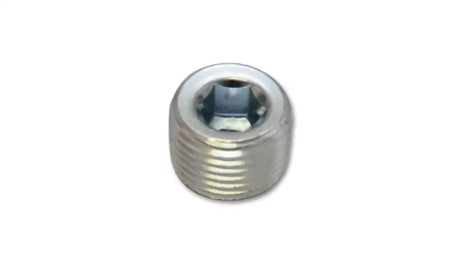 Vibrant 1/8in NPT Male Plug for EGT weld bung, zinc plated mild steel, ensuring high-quality performance in RV, automotive, powersports, off-road, marine, exterior, truck accessories, interior, truck bed, RV parts applications, Truck & Automotive, Fabrication, AVADA - Best Sellers