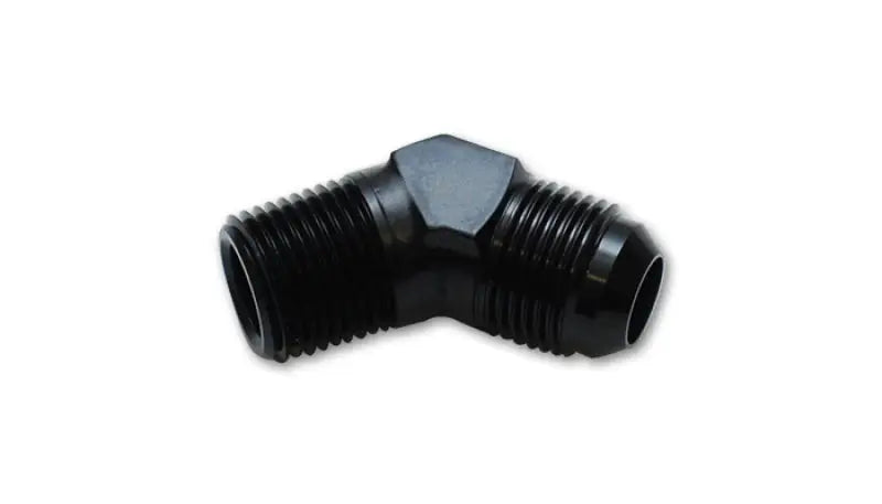 Black 90-degree hose fitting for Vibrant -10 AN to 3/4in NPT degree adapter fittings