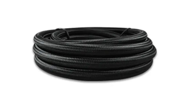 Vibrant -10 AN Black Nylon Braided Flex Hose (2 foot roll) - Truck & Automotive