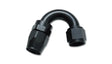 Black anodized Vibrant -10AN 150 Degree Elbow Hose End Fitting, lightweight 6061 aluminum alloy, ideal for RV, Automotive, Powersports, Off-Road, Marine applications, truck accessories, interior, exterior, truck bed, and RV parts, Truck & Automotive, Fabrication, AVADA - Best Sellers.